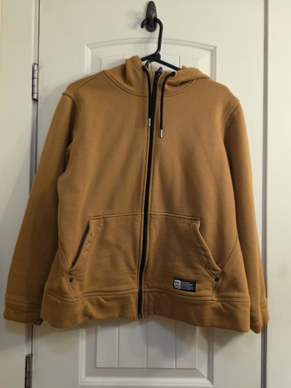 Duluth Trading Co Caramel/Brown Full-Zip Hooded Utility Jacket